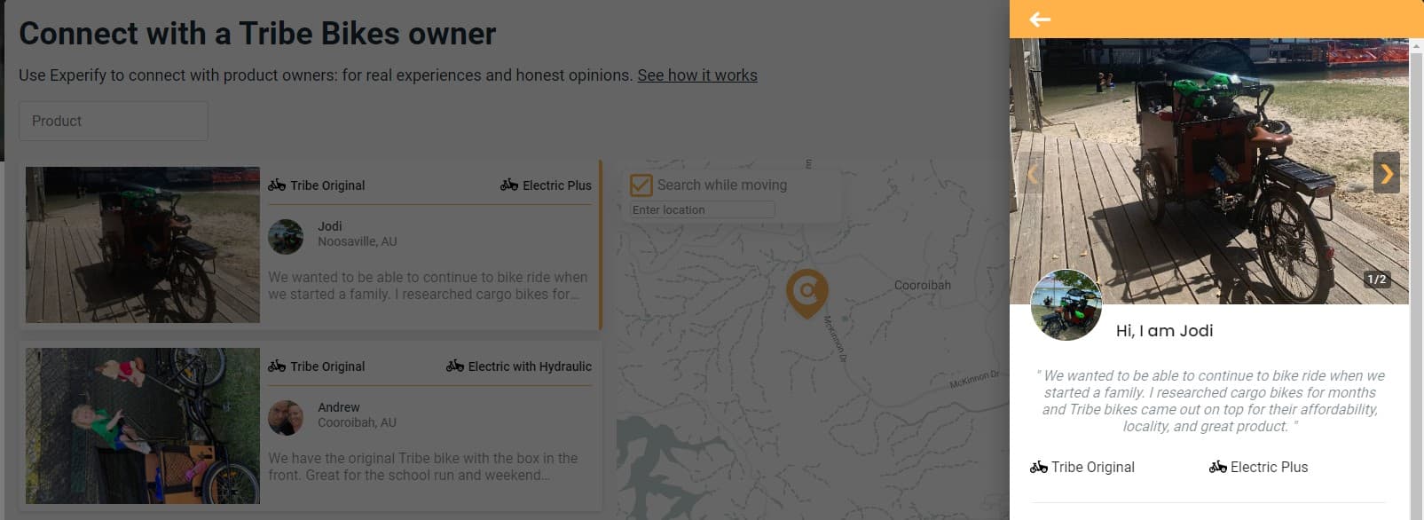 Tribe Bikes Locals Platform Launched – Chat to a REAL Tribe Bike owner!