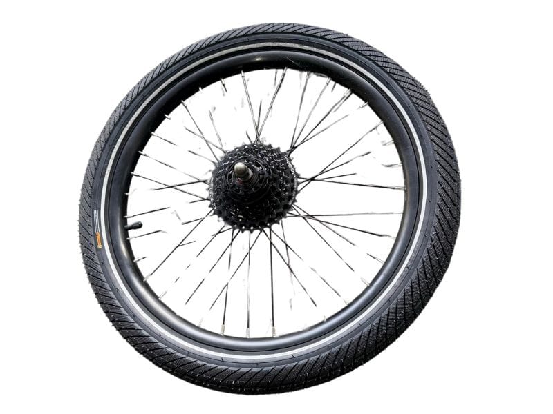 Evamos rear wheel with Tyre and 8 speed Cassette