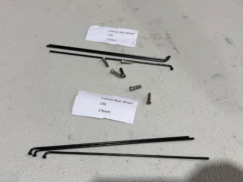 Evamos Rear Wheel Spokes - pack of 6
