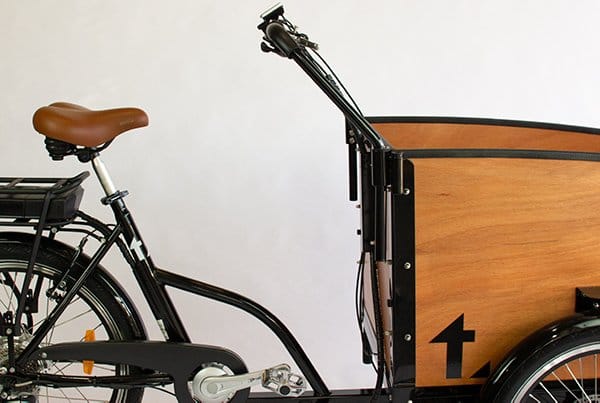 A Tribe Original from the side, showing its upright riding position